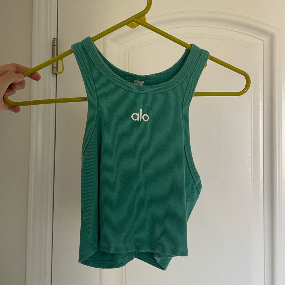 COPY - Teal Alo Ribbed Top